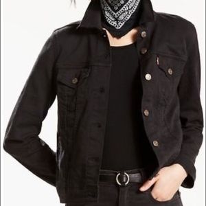 Levi's Black Denim Trucker Jacket